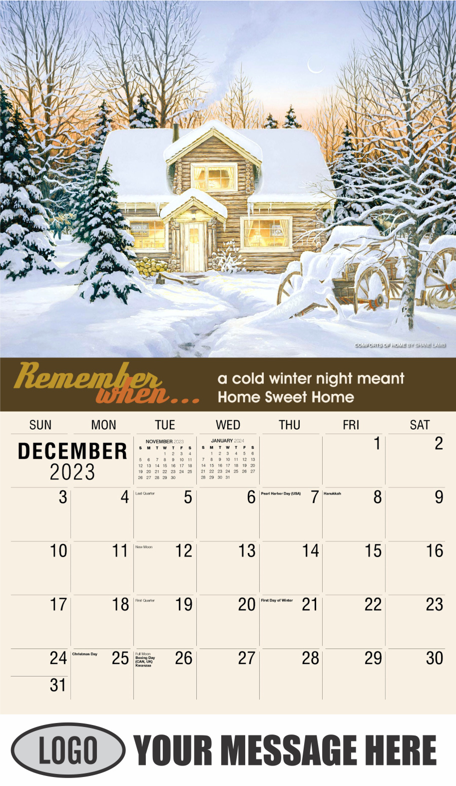 Remember When 2024 Business Advertising Calendar - December_a