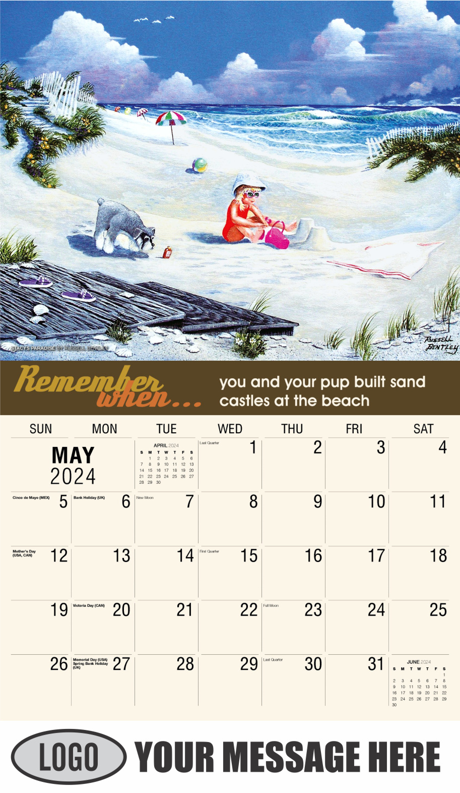 Remember When 2024 Business Advertising Calendar - May