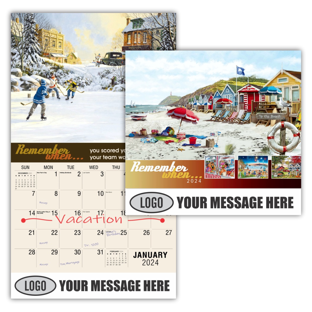 Remember When 2024 Business Advertising calendar