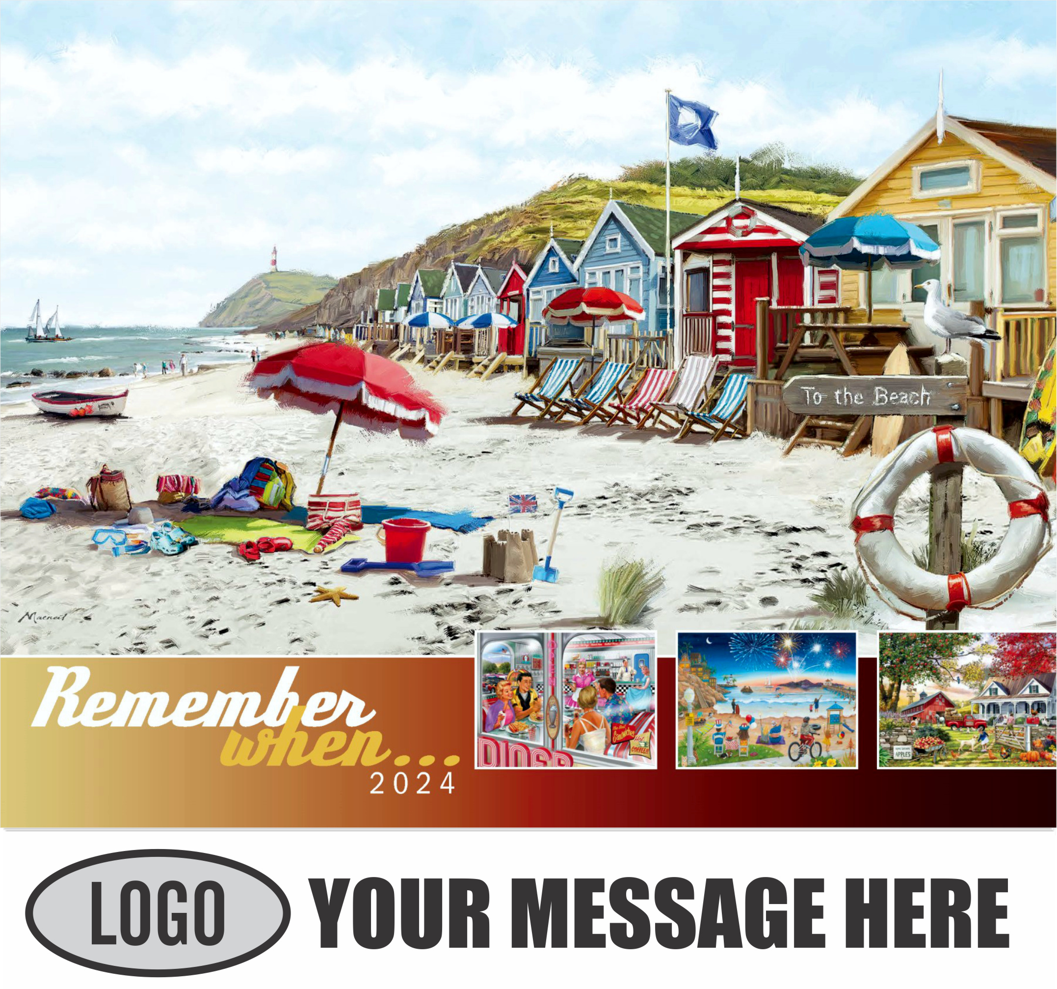 Remember When 2024 Business Advertising Calendar - cover