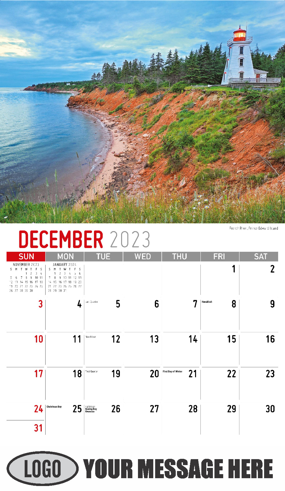 Atlantic Canada Scenic 2024 Business Promotion Calendar - December_a