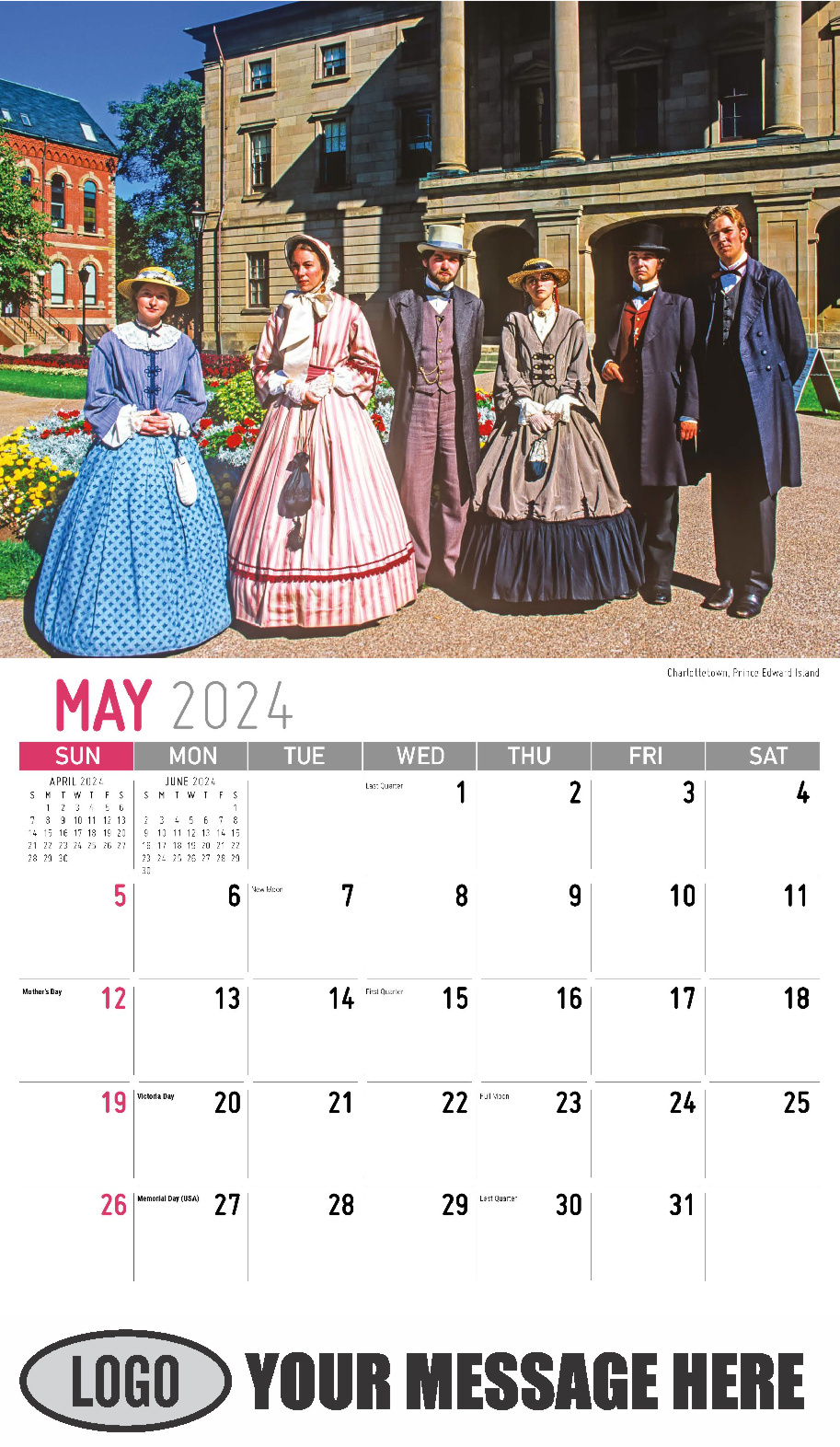 Atlantic Canada Scenic 2024 Business Promotion Calendar - May