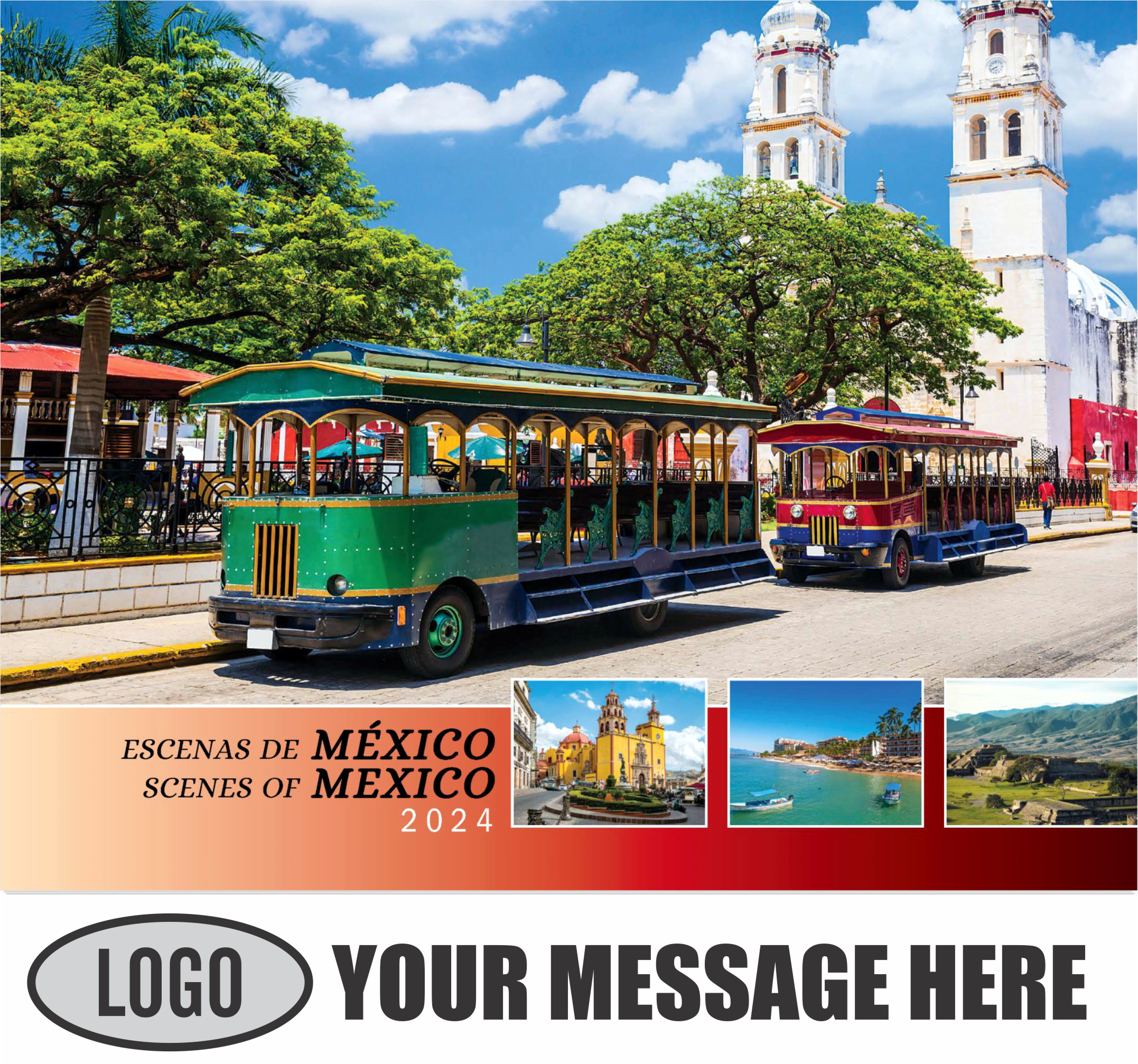 Scenes of Mexico 2024 Bilingual Business Promo Calendar - cover