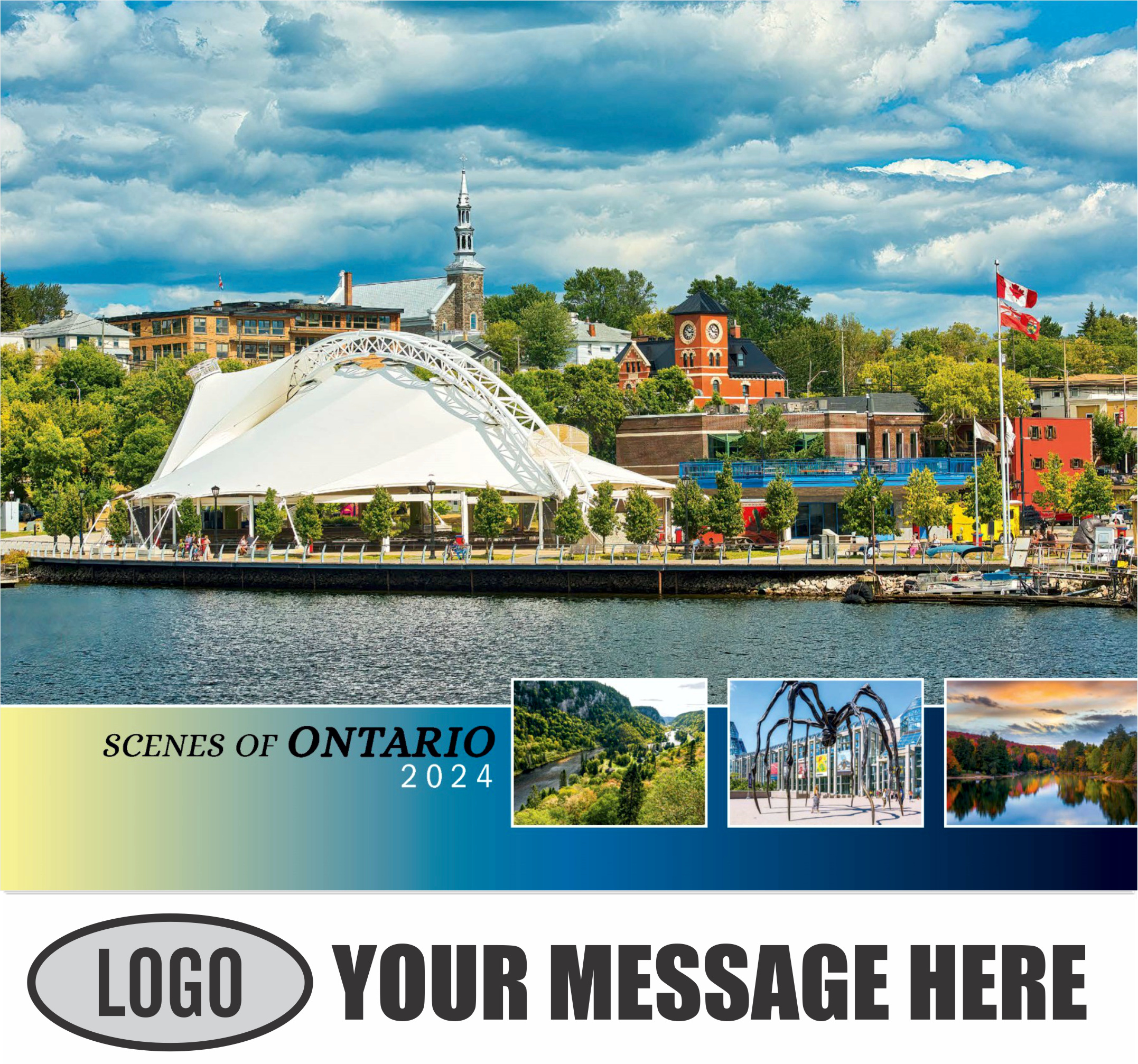 Scenes of Ontario 2024 Business Promo Wall Calendar - cover