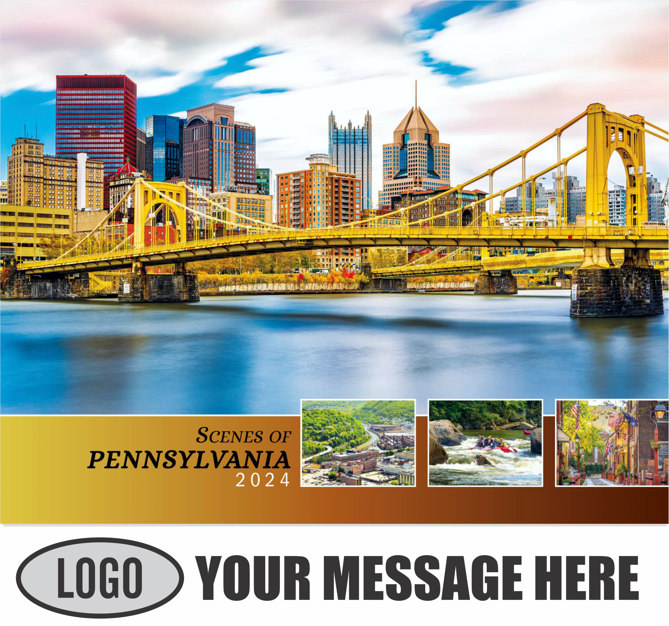 Scenes of Pennsylvania 2024 Business Promotion Calendar - cover
