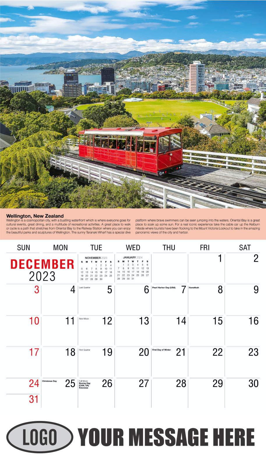 World Travel 2024 Business Advertising Wall Calendar - December_a