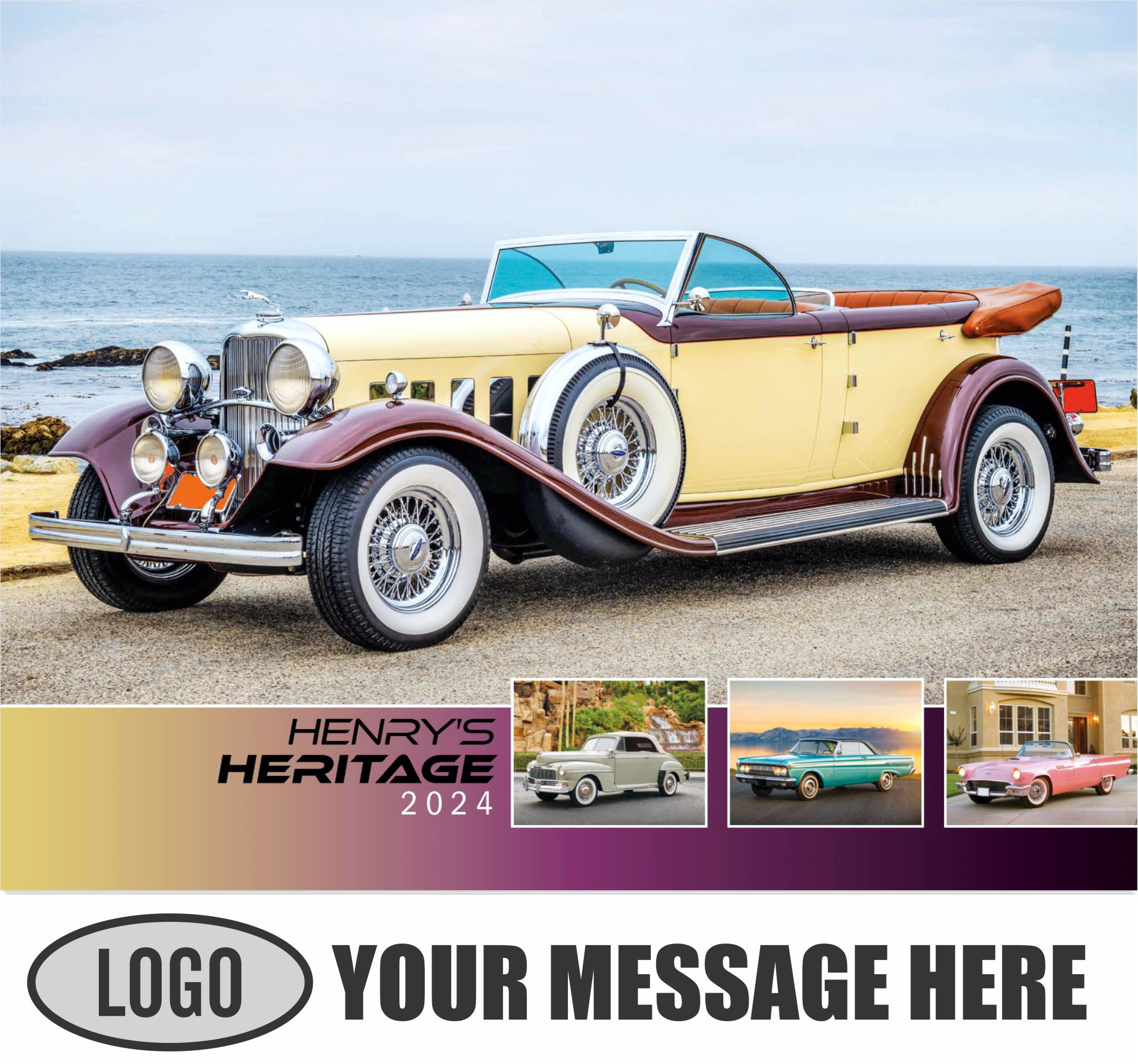 Ford Cars Wall Calendar 2024 Business Promotion low as 65¢