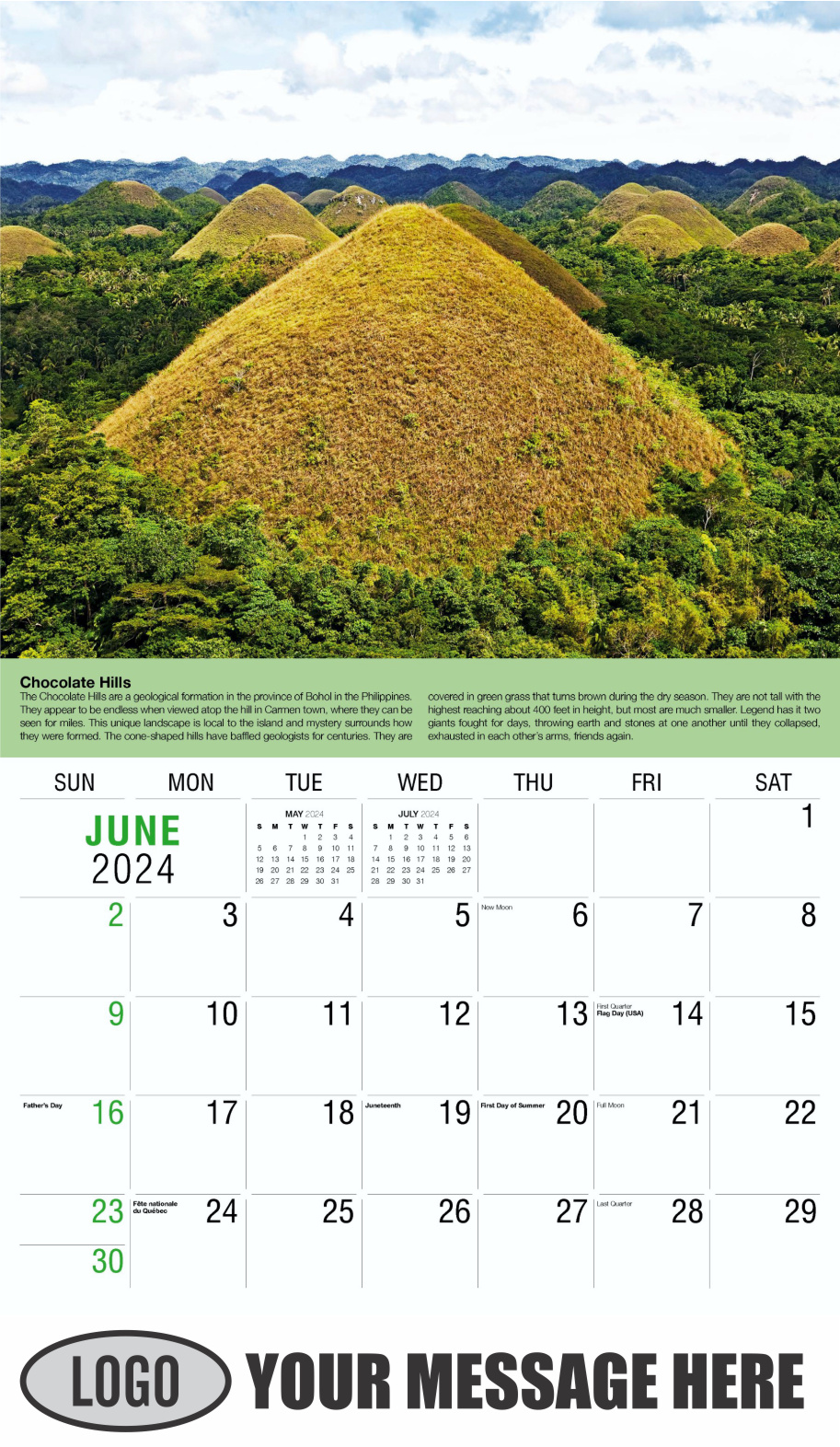 2024 Business Promotion Calendars Earth low as 65¢