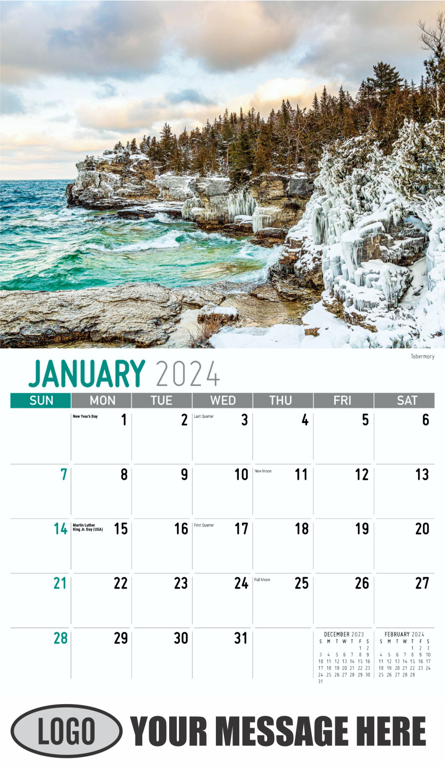 2024 Business Promotional Calendar Scenes of Ontario low as 65¢