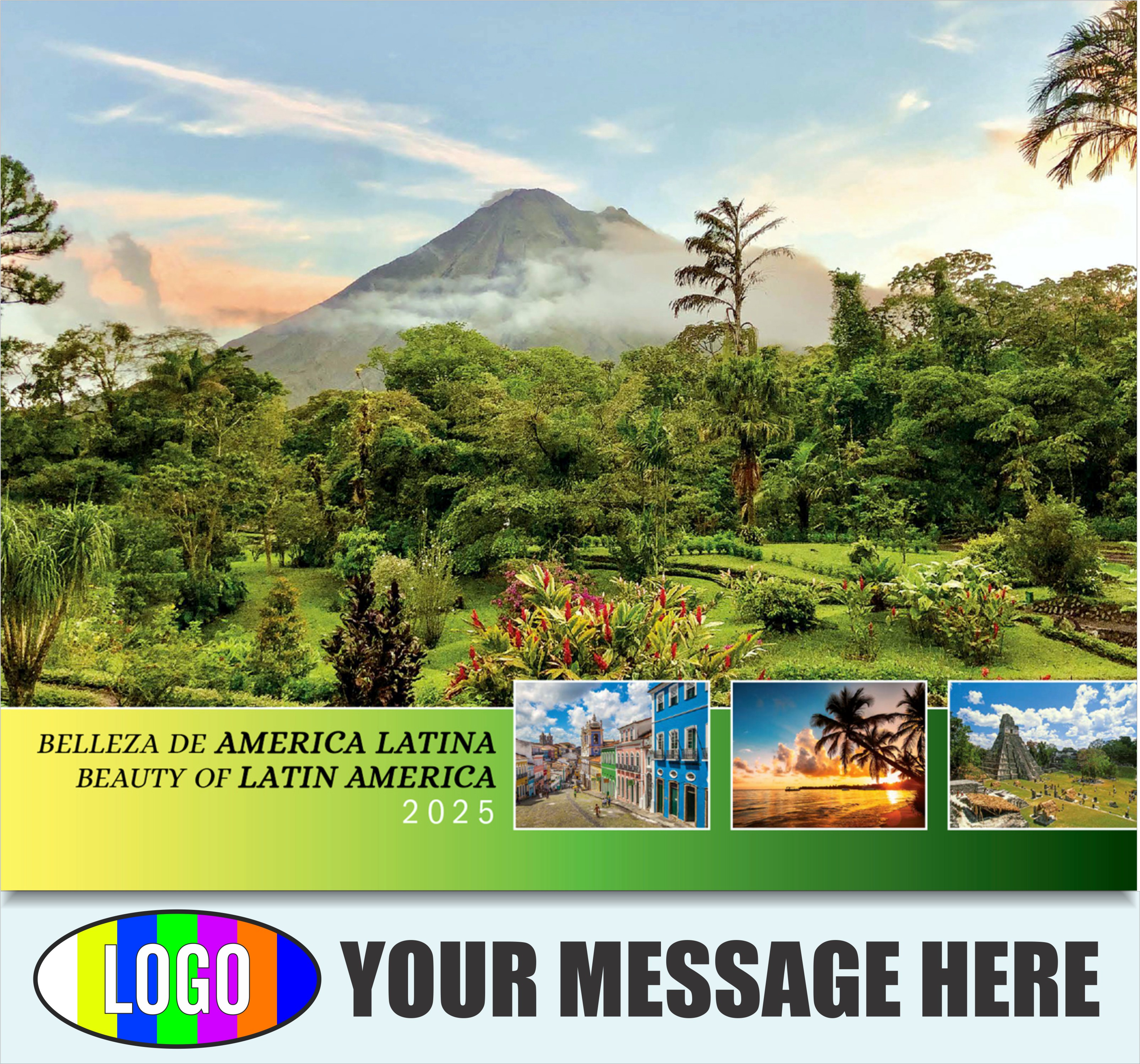 Latin America Scenic  2025 Business Promo Calendar - cover