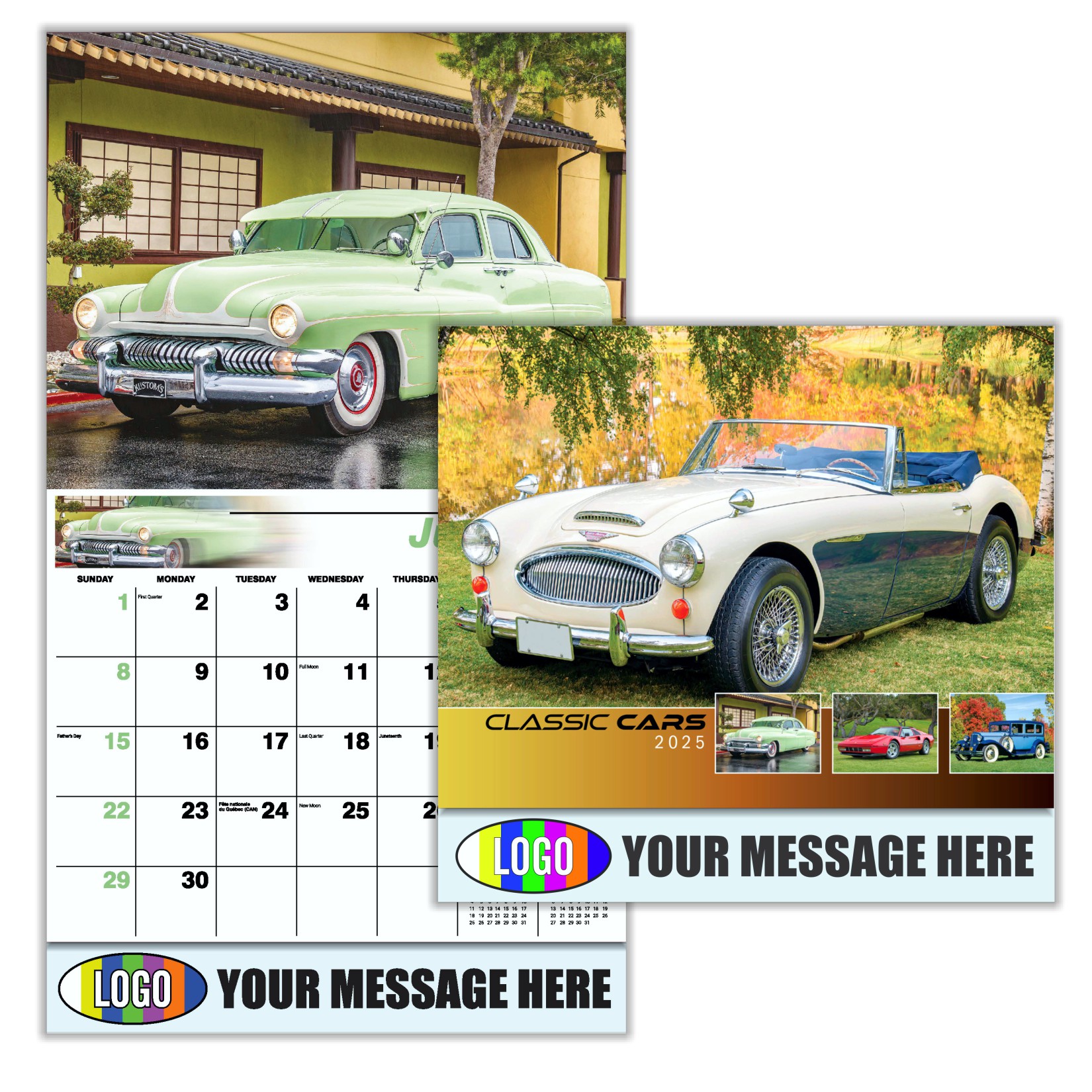 Classic Cars 2024 Automotive Business Promo calendar