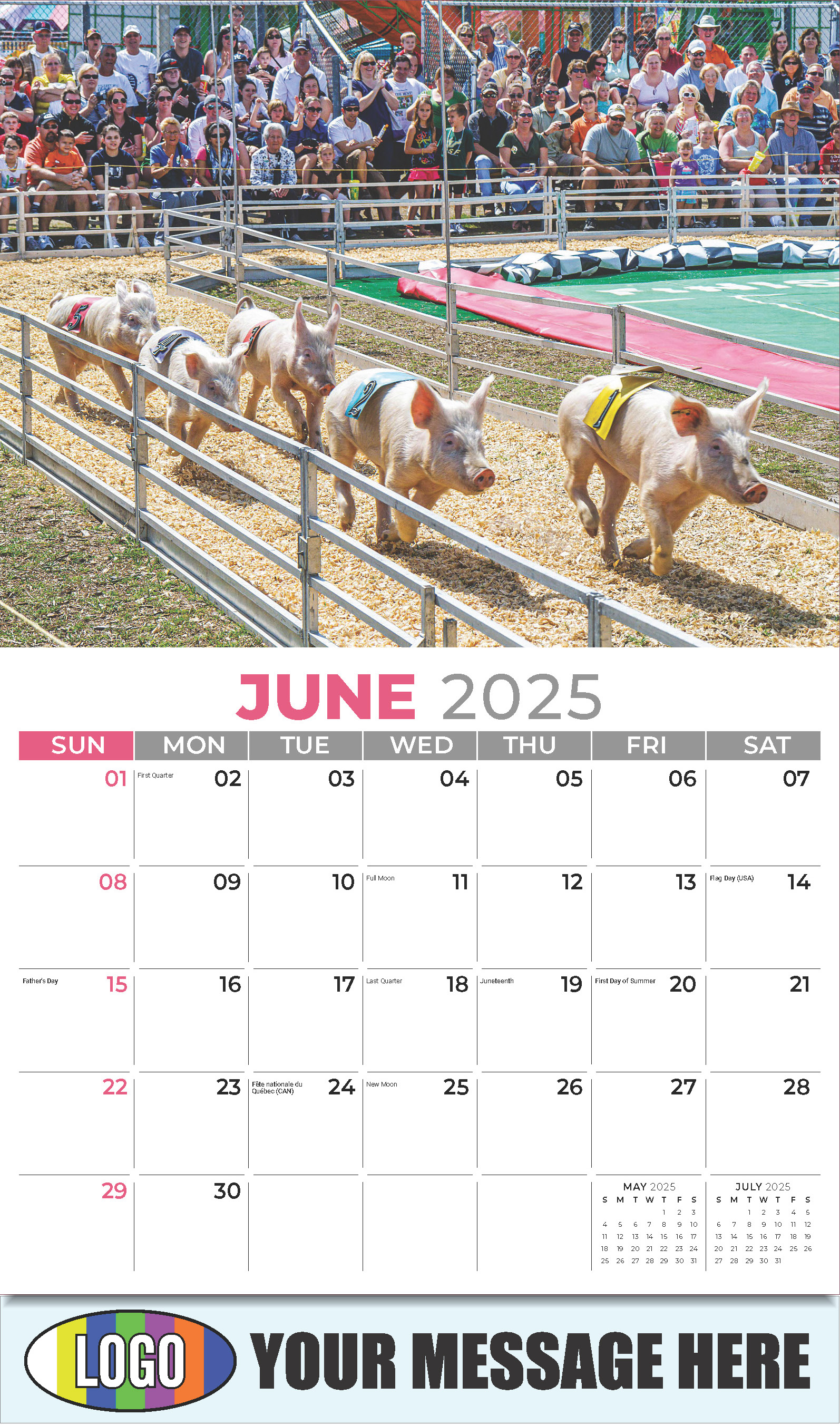 Country Spirit 2025 Business Advertising Calendar - June