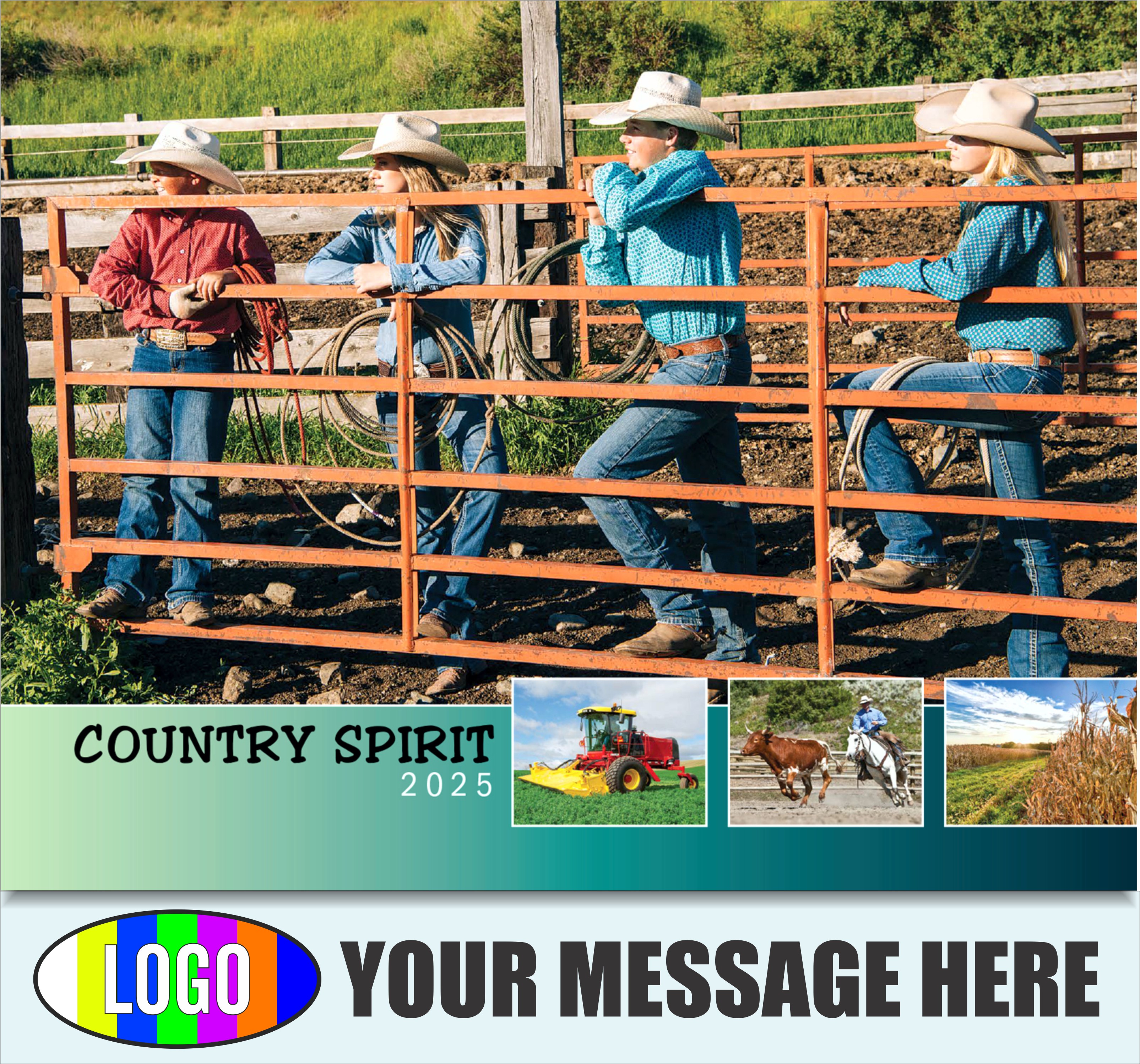 Country Spirit 2025 Business Advertising Calendar - cover