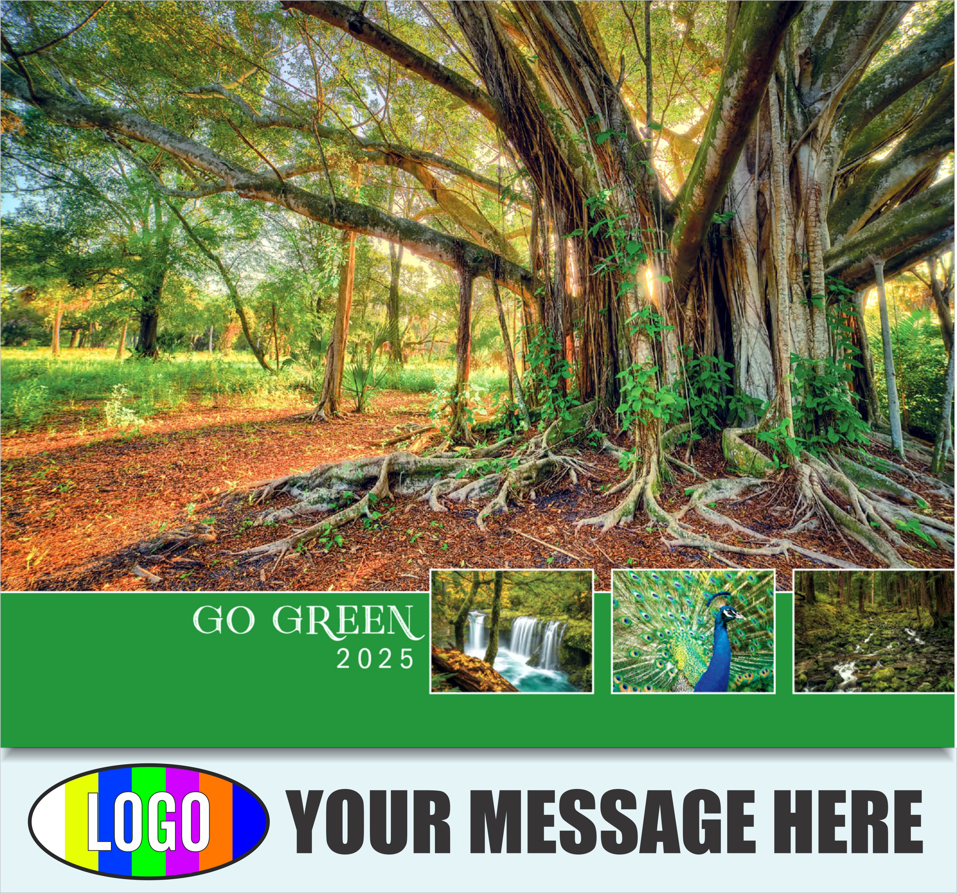 Go Green 2025 Business Promotion Calendar - cover