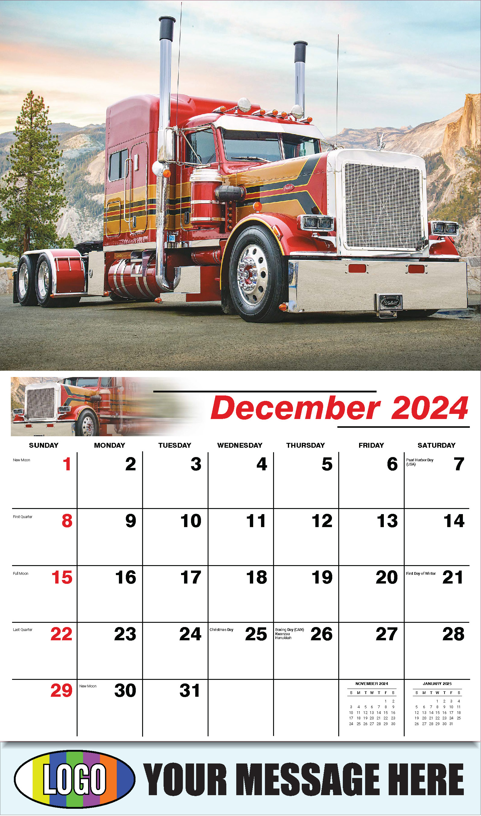 2025 Promotional Calendar Kings of the Road low as 65¢