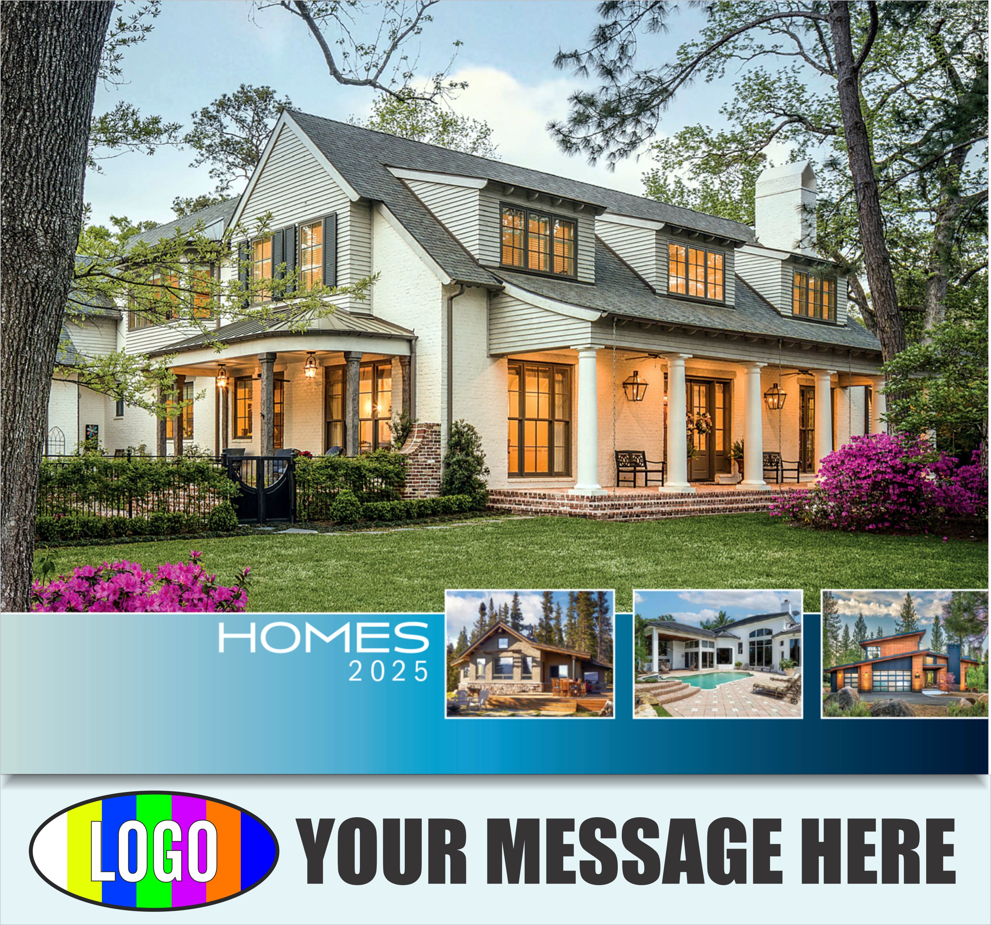 Luxury Homes 2025 Real Estate Agent Promotional Wall Calendar - cover