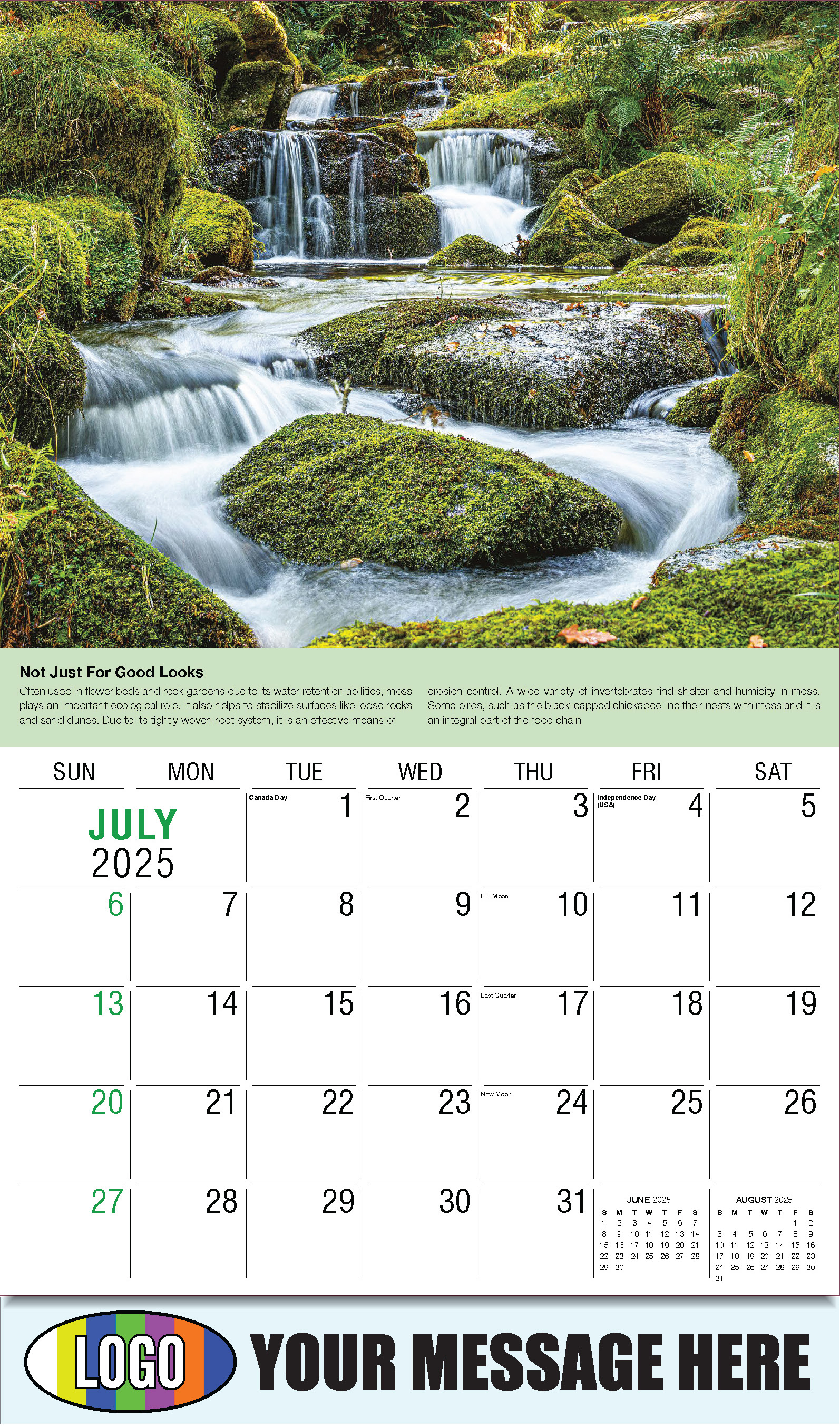 2025 Business Promotion Calendars Earth low as 65¢