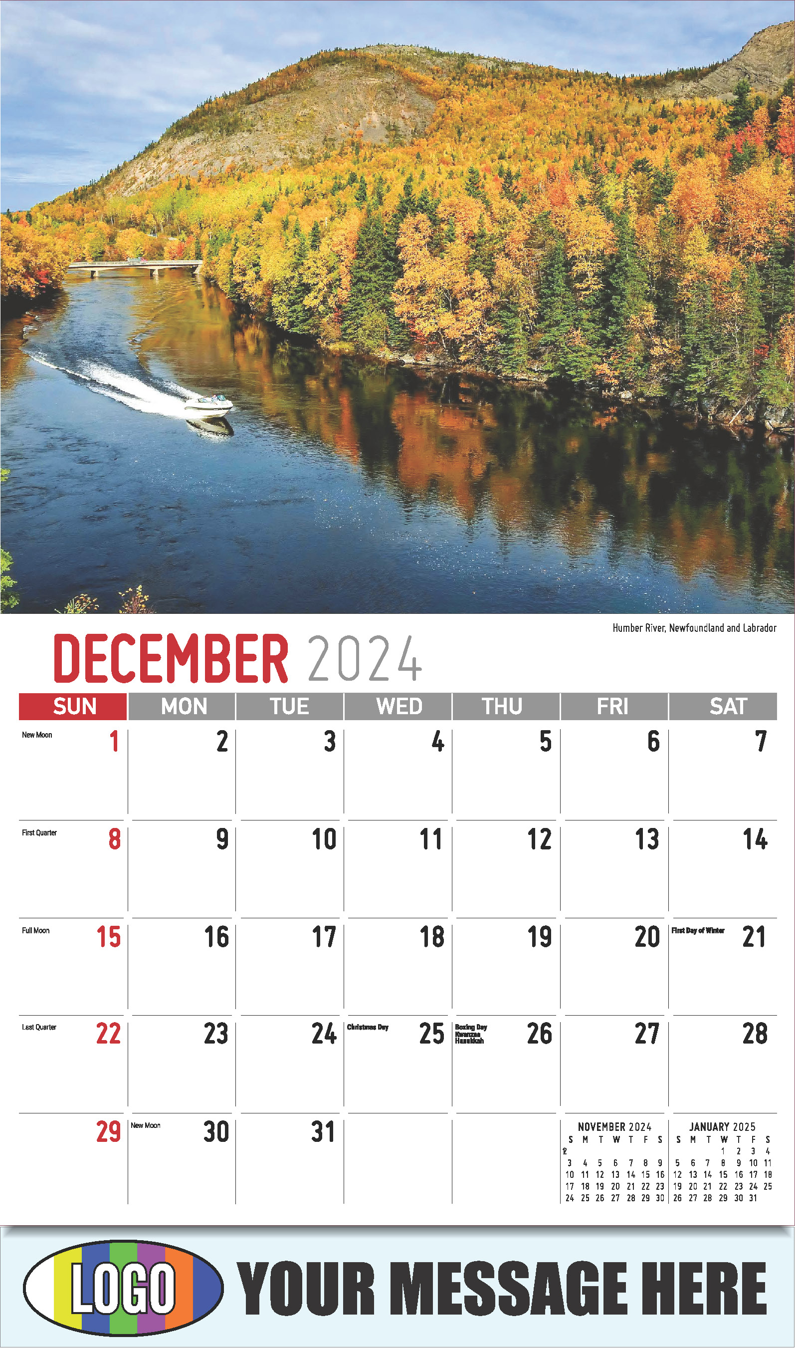 Atlantic Canada Scenic 2025 Business Promotion Calendar - December_a