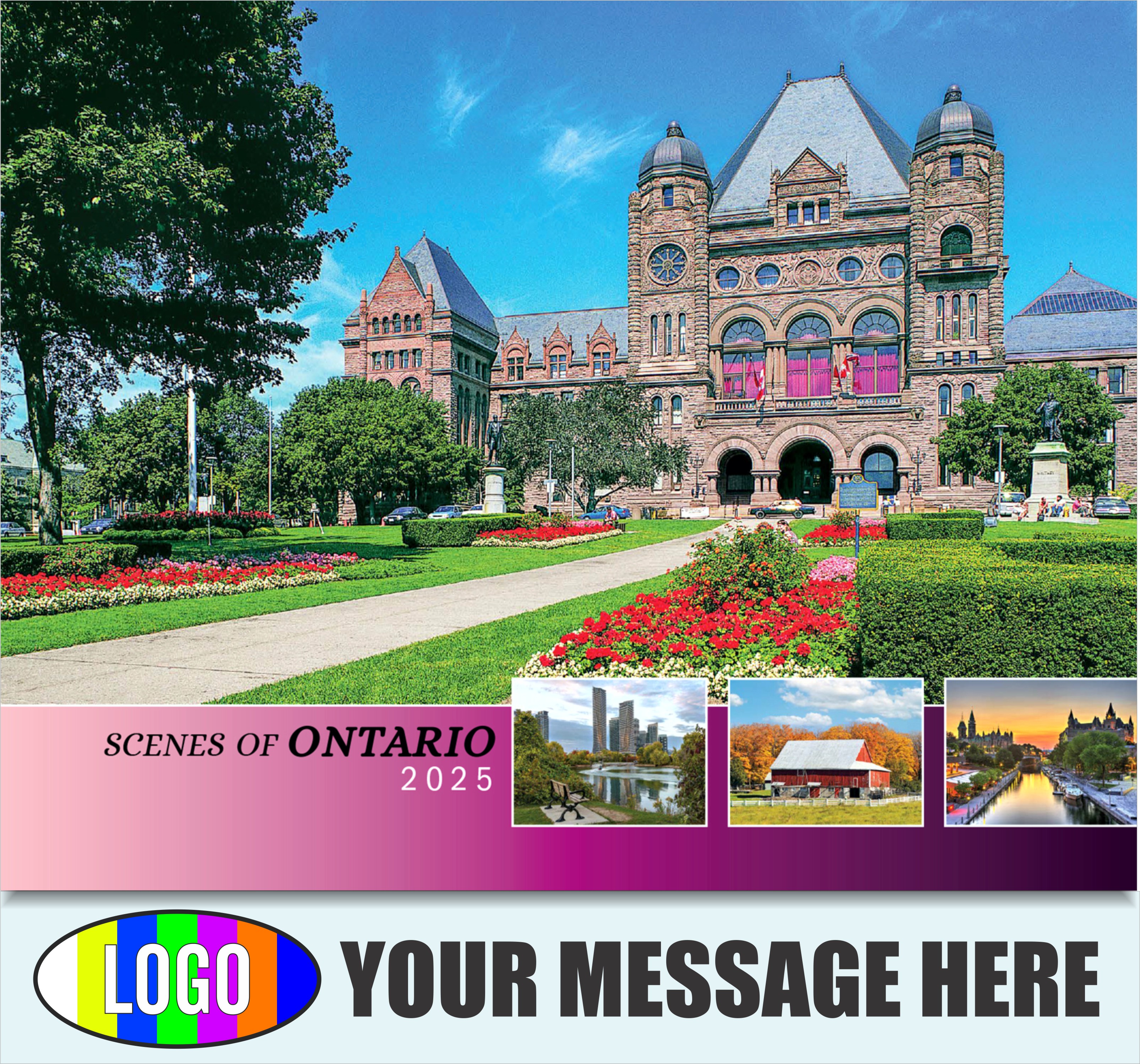Scenes of Ontario 2025 Business Promo Wall Calendar - cover