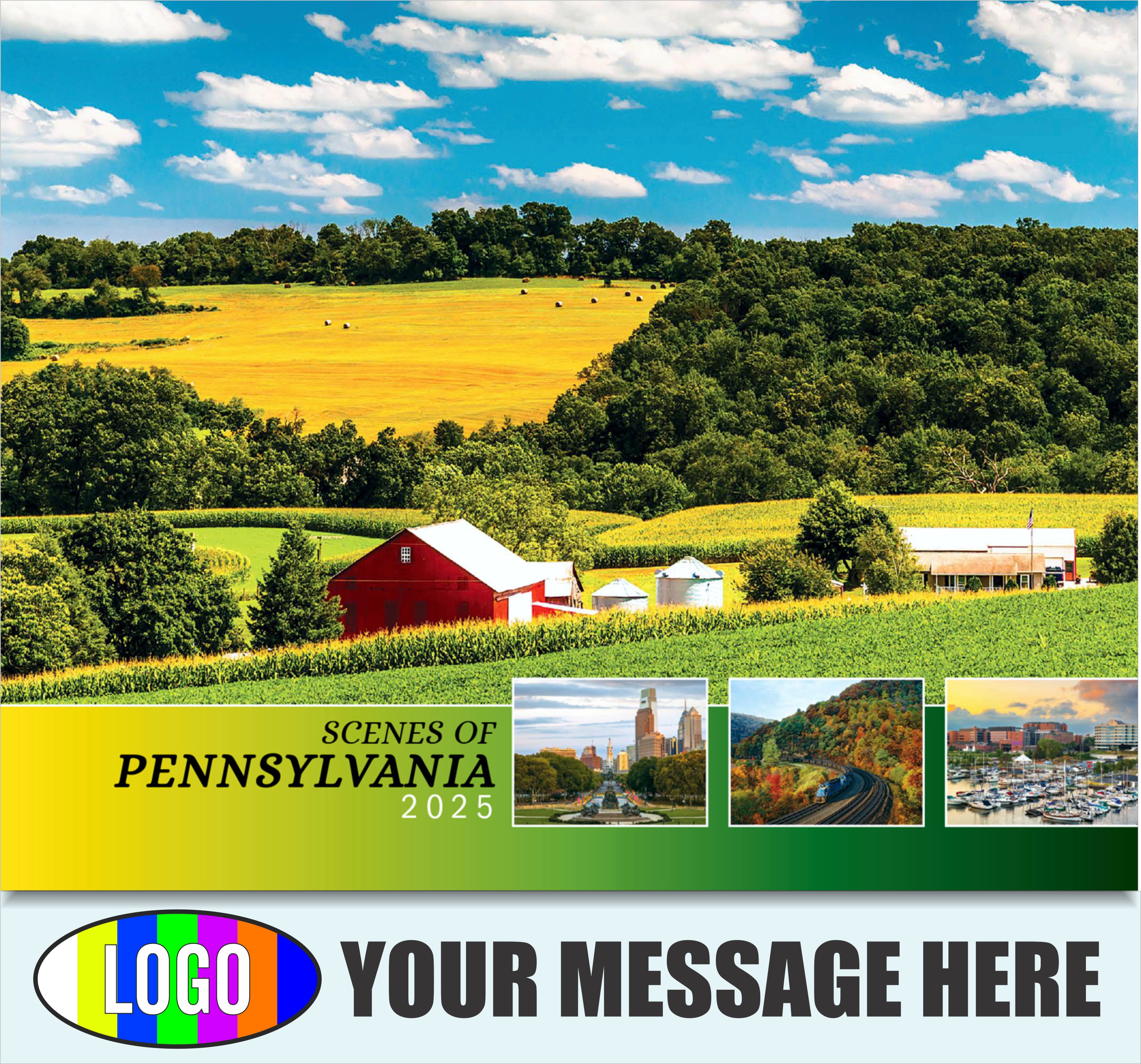 Scenes of Pennsylvania 2025 Business Promotion Calendar - cover