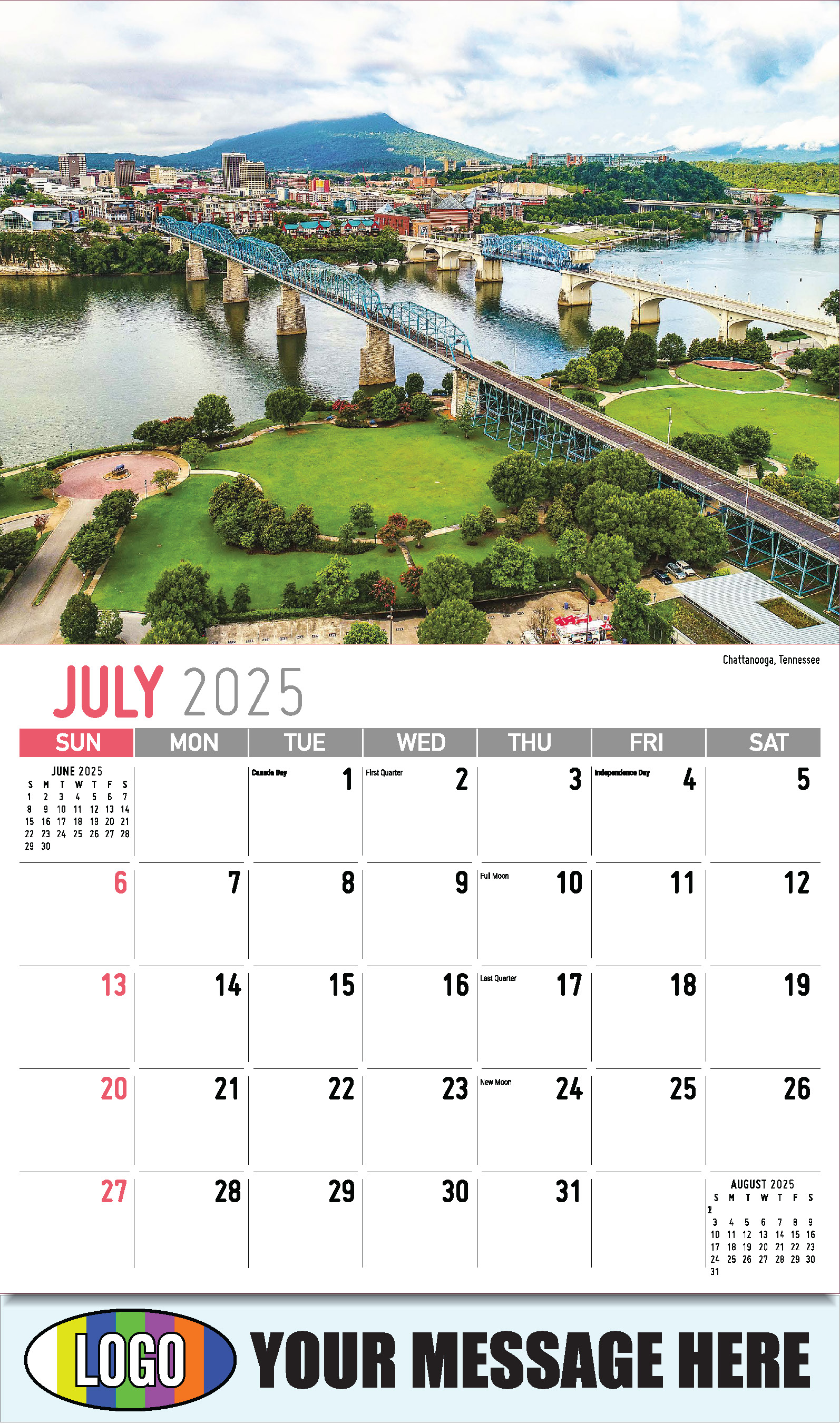 2025 Southeast USA Scenic Calendar low as 65¢ Business Promotion