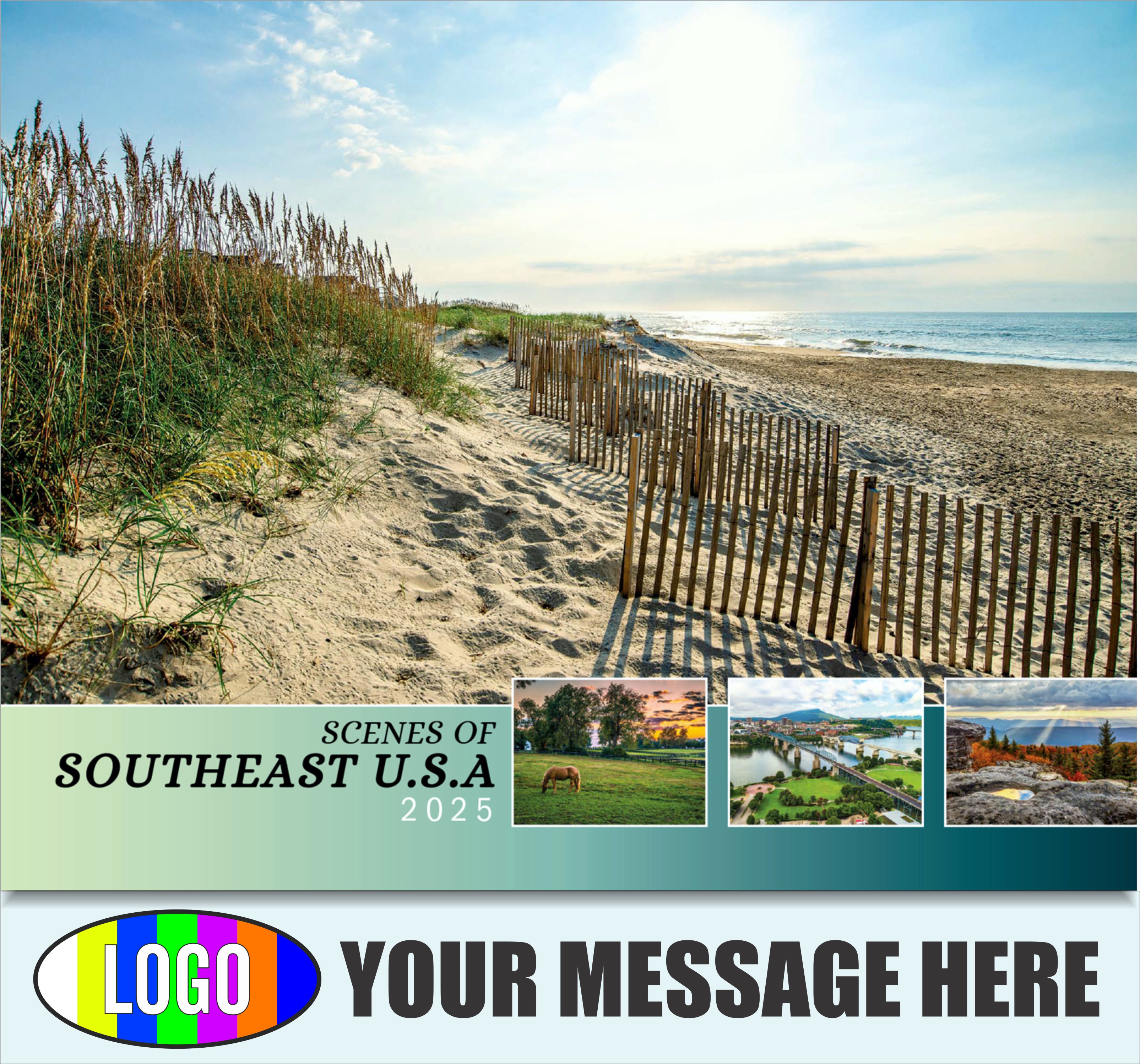 Scenes of Southeast USA 2025 Business Promo Wall Calendar - cover