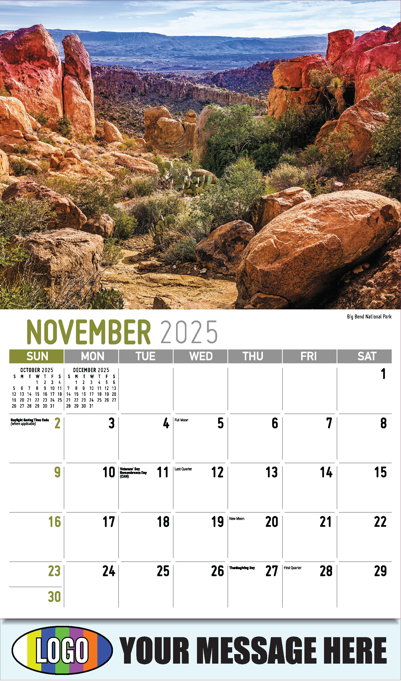 2025 Scenes of Texas Calendar low as 65¢ Promotional Wall Calendar
