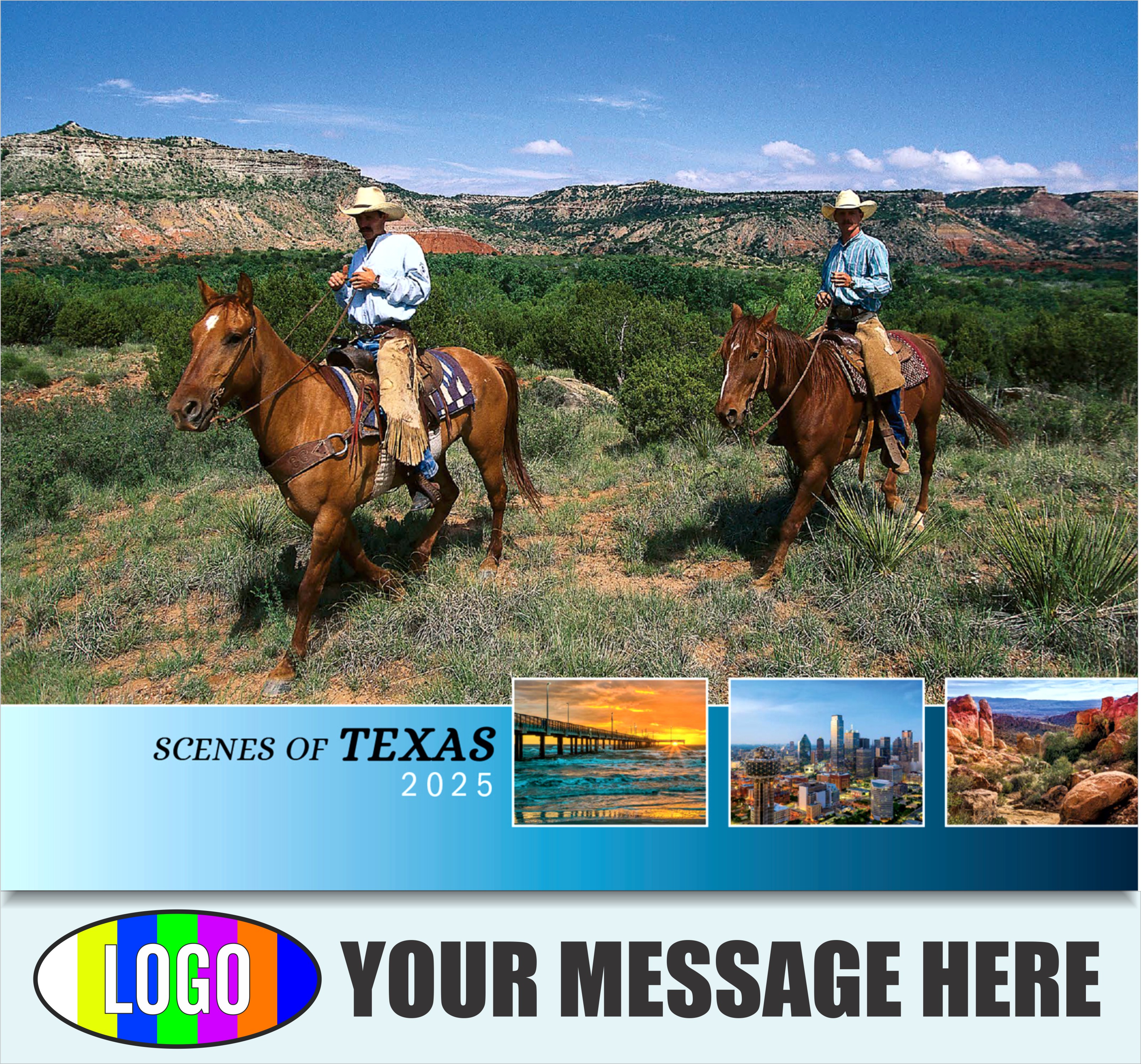 Scenes of Texas 2025 Business Advertising Calendar - cover