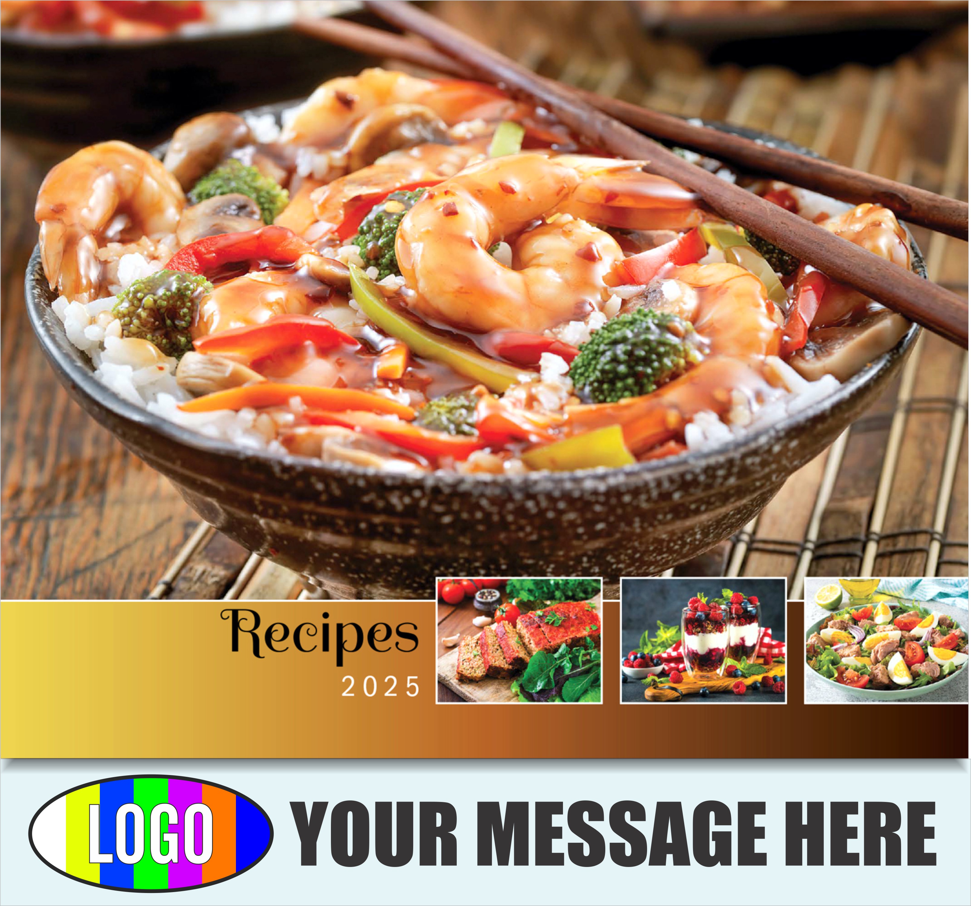 Recipes 2025 Business Promotional Calendar - cover