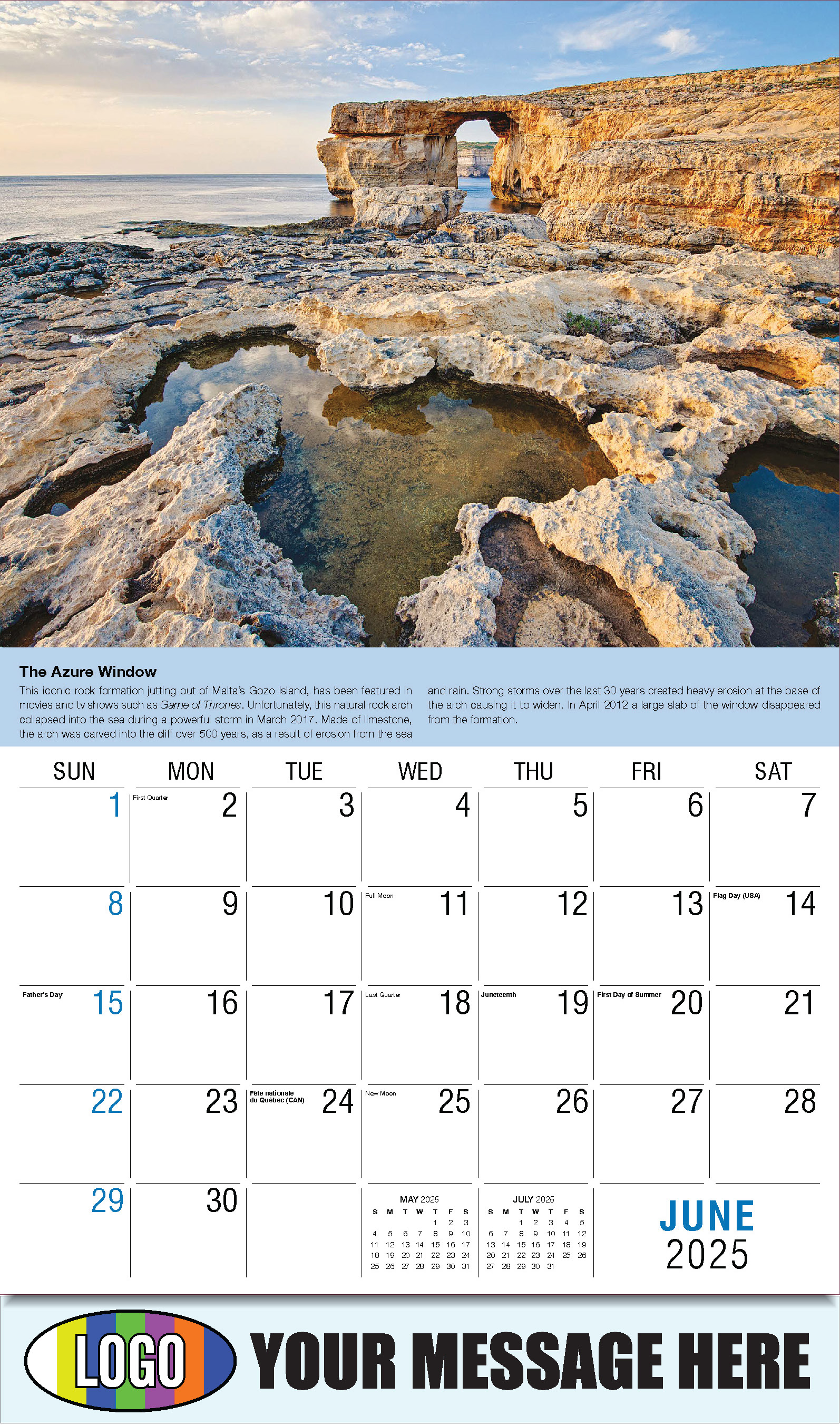 2025 Business Promotion Calendars Earth low as 65¢