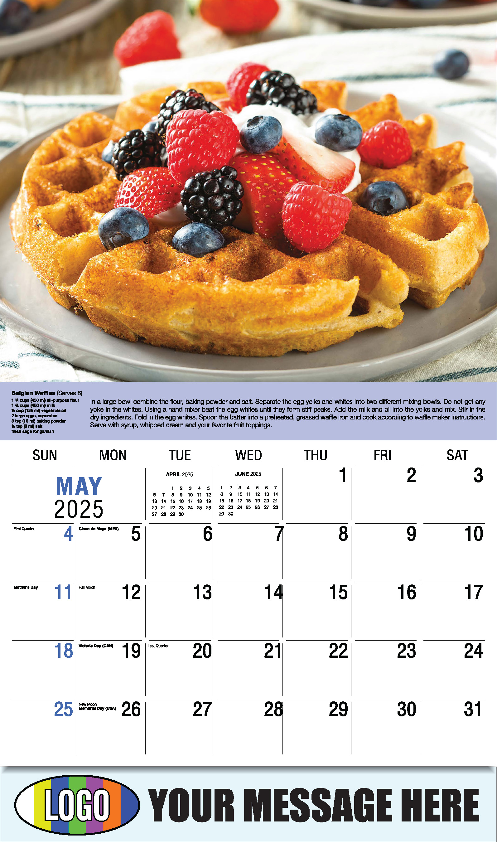 Hannaford 2025 Recipe Calendar Raina Yasmeen